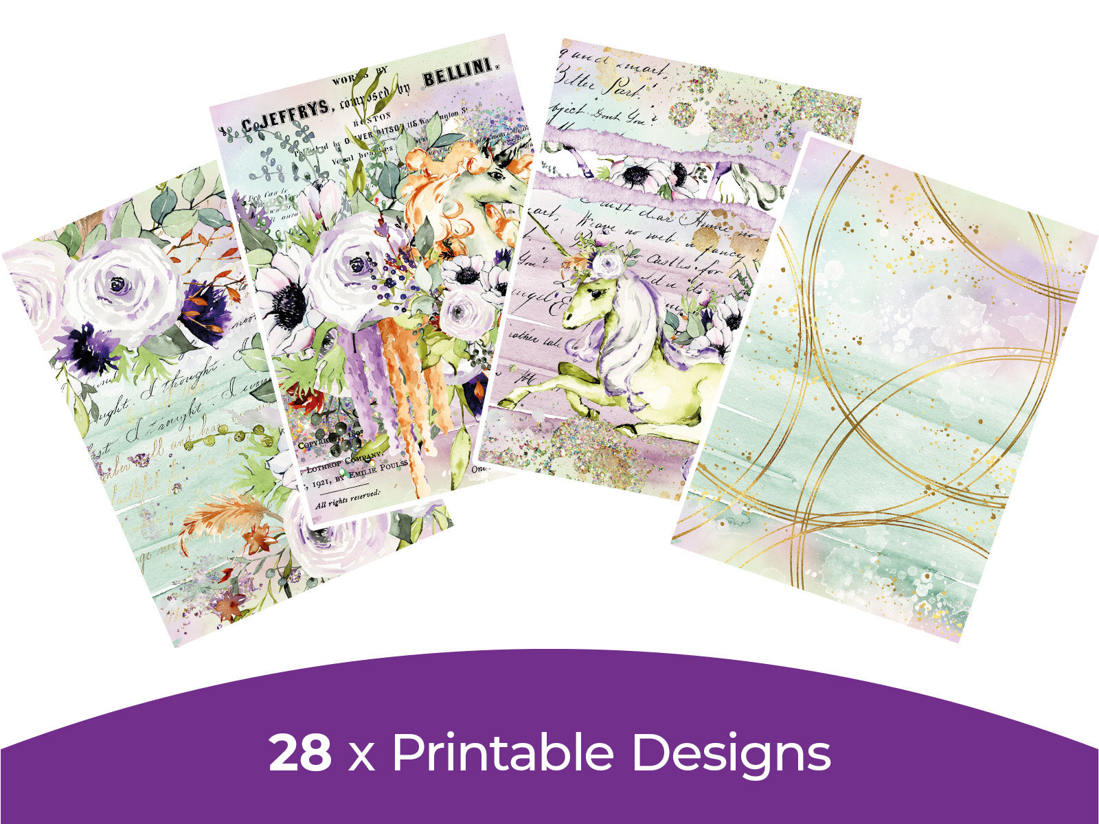 Sara Signature Enchanted Dreams Collection - Digital Paper Pad