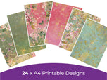 Vintage Rose Collection - Digital Paper Pad