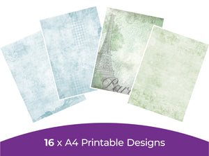 Paris Collection - Digital Paper Pad