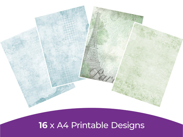 Paris Collection - Digital Paper Pad