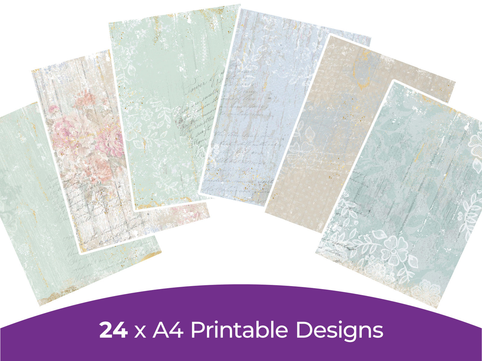 Summer Blooms Collection - Digital Paper Pad