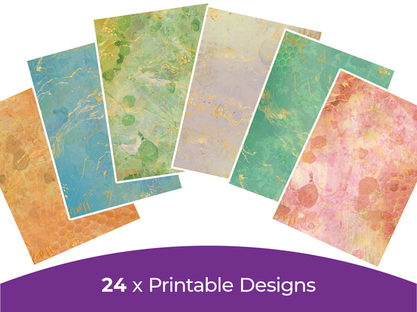 Nature's Garden Honeysuckle Collection - Digital Paper Pad