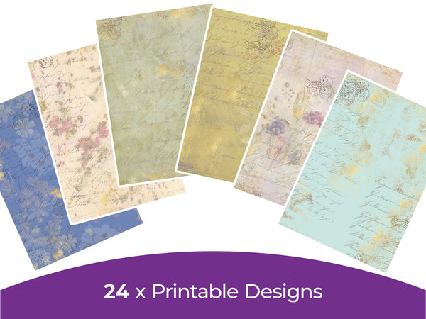 Nature's Garden Hydrangea Collection - Digital Paper Pad