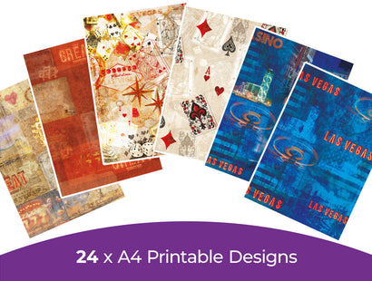 Vintage Vegas Collection - Digital Paper Pad