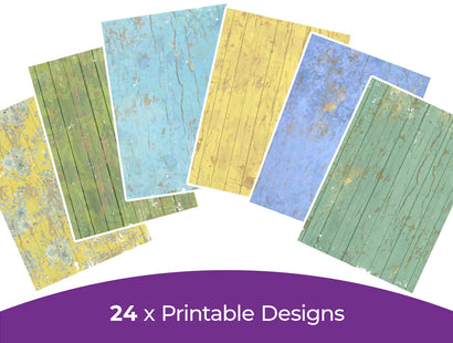 Nature's Garden Delightful Daises Collection - Digital Paper Pad