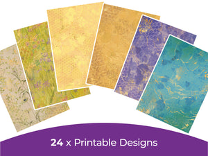 Nature's Garden Honeysuckle Collection - Digital Paper Pad