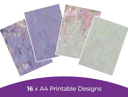 Wisteria Collection - Digital Paper Pad