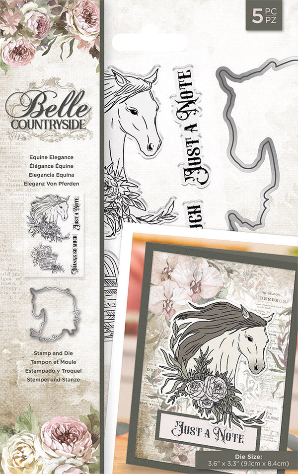 Belle Countryside - Stamp & Die Set - Equine Elegance