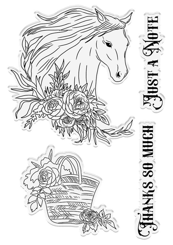 Belle Countryside - Stamp & Die Set - Equine Elegance