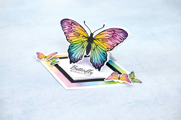 Sheena Douglass - Bold Butterflies - Stamp and Die - Swallowtail Butte  -Crafter's Companion US