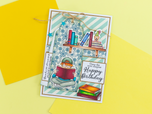 Crafters Companion Bookworm Collection Stamp & Die Set - Full of Adventures