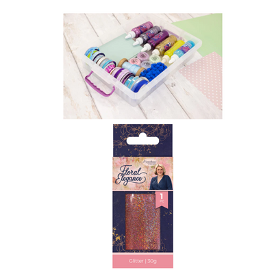 Crafter's Companion Stash n Stack - MultiStore with FREE Glitter