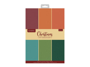Christmas by Candlelight - Luxury Linen Cardstock - A4