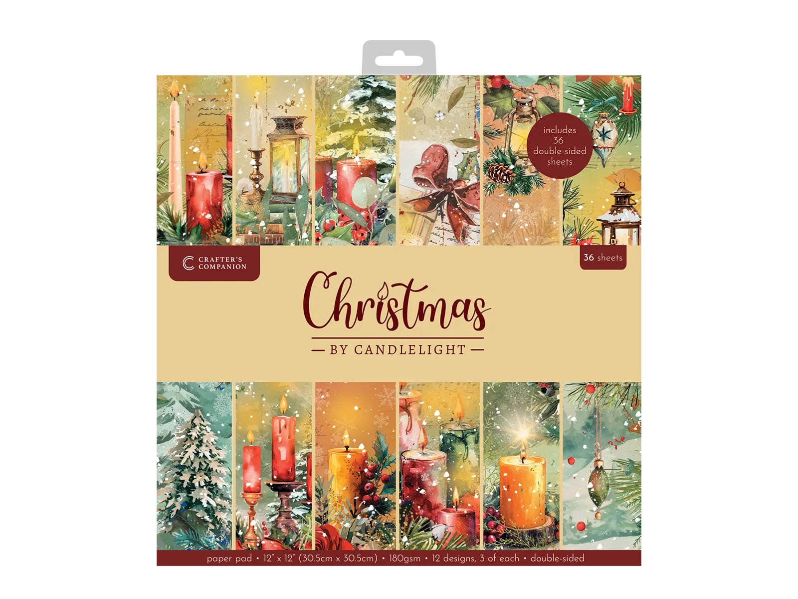 Christmas by Candlelight 12″ x 12″ Paper Pad