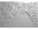 Crafter's Companion 6"x4" 3D Embossing Folder - Christmas Bells