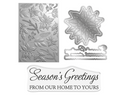 Crafter's Companion 3D Embossing Folder, Metal Die & Photopolymer Stamp - Festive Foliage