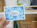 Crafter's Companion 3D Embossing Folder, Metal Die & Photopolymer Stamp - Winter Snowflakes