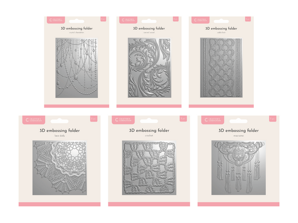 Crafter's Companion Embossing Folder Selection