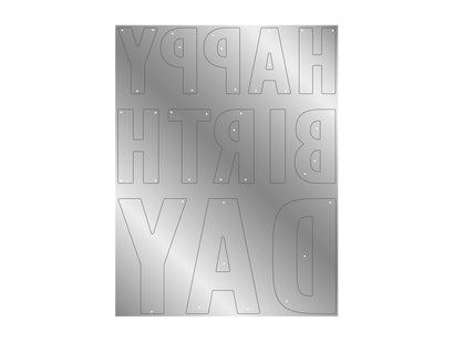 Crafter's Companion Birthday Celebrations Metal Dies - Birthday Letters