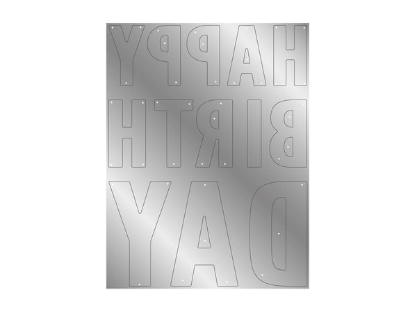 Crafter's Companion Birthday Celebrations Metal Dies - Birthday Letters