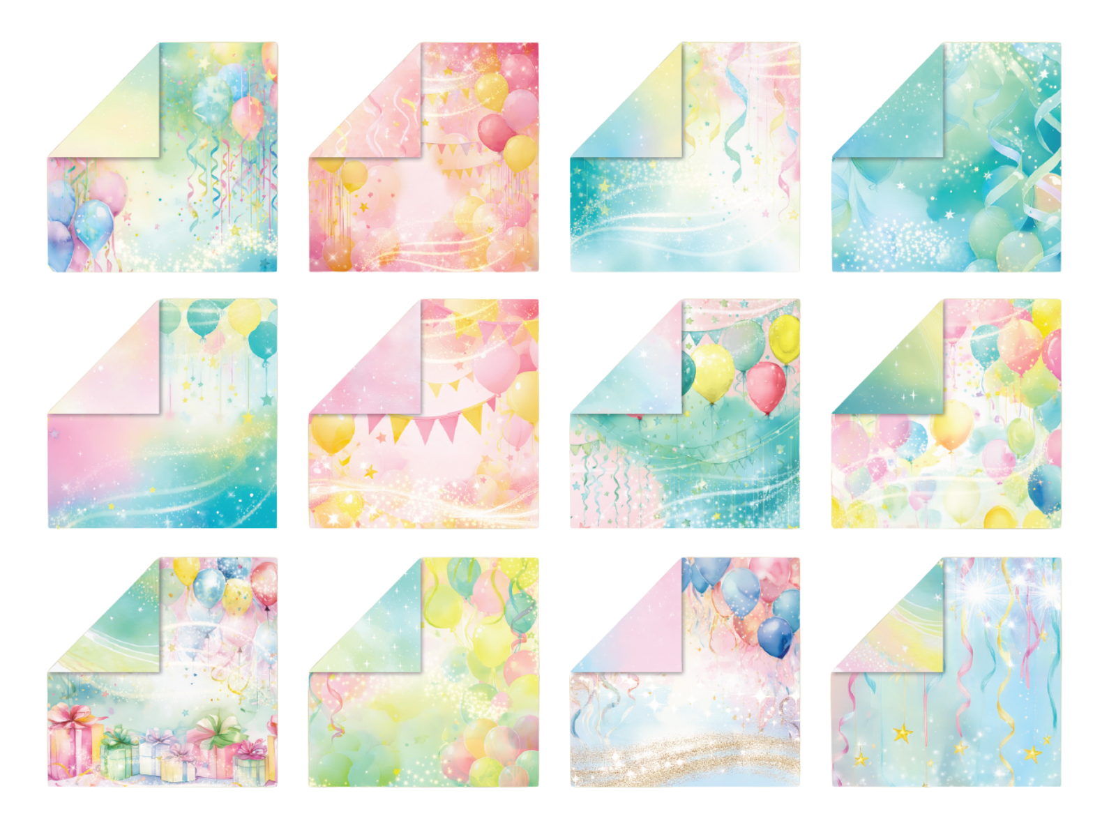 Crafter's Companion Birthday Celebrations - 8"x8" Paper Pad