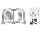 Crafters Companion Bookworm Collection Stamp & Die Set - Chapter One