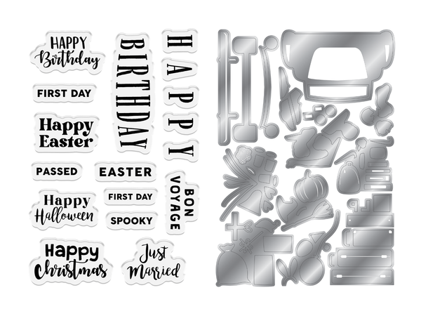 Crafter's Companion Stamp & Die - Seasonal Car