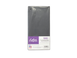 Crafter's Companion 5" x 5" Black Card & White Envelopes - 100 Pack