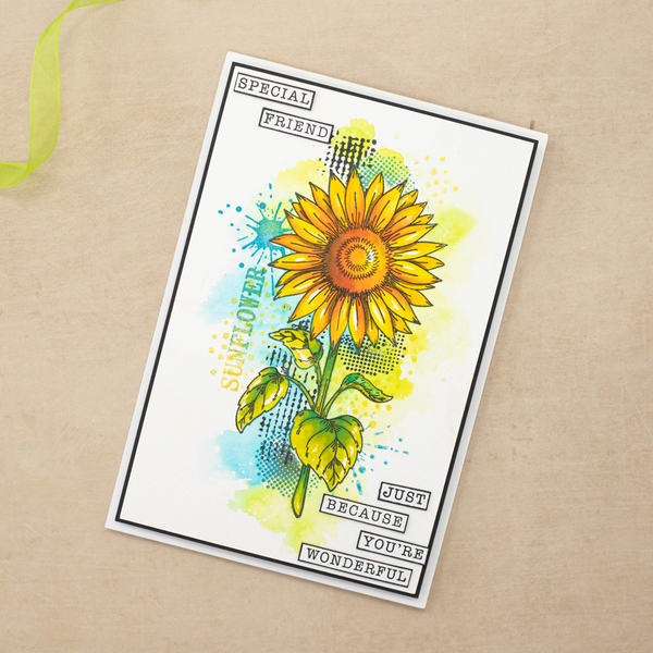 Crafter's Companion Floral Collage Stamp – Simply Sentiments