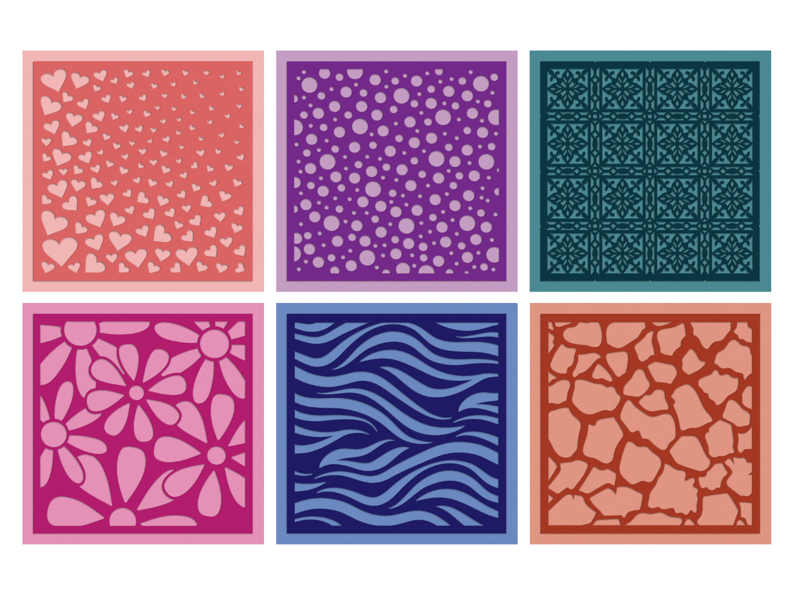 Create-a-Card Background Dies SHOWSTOPPER