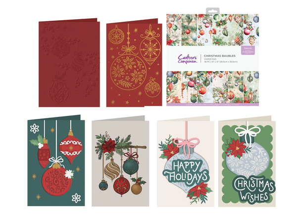 Christmas Baubles 6pc Collection