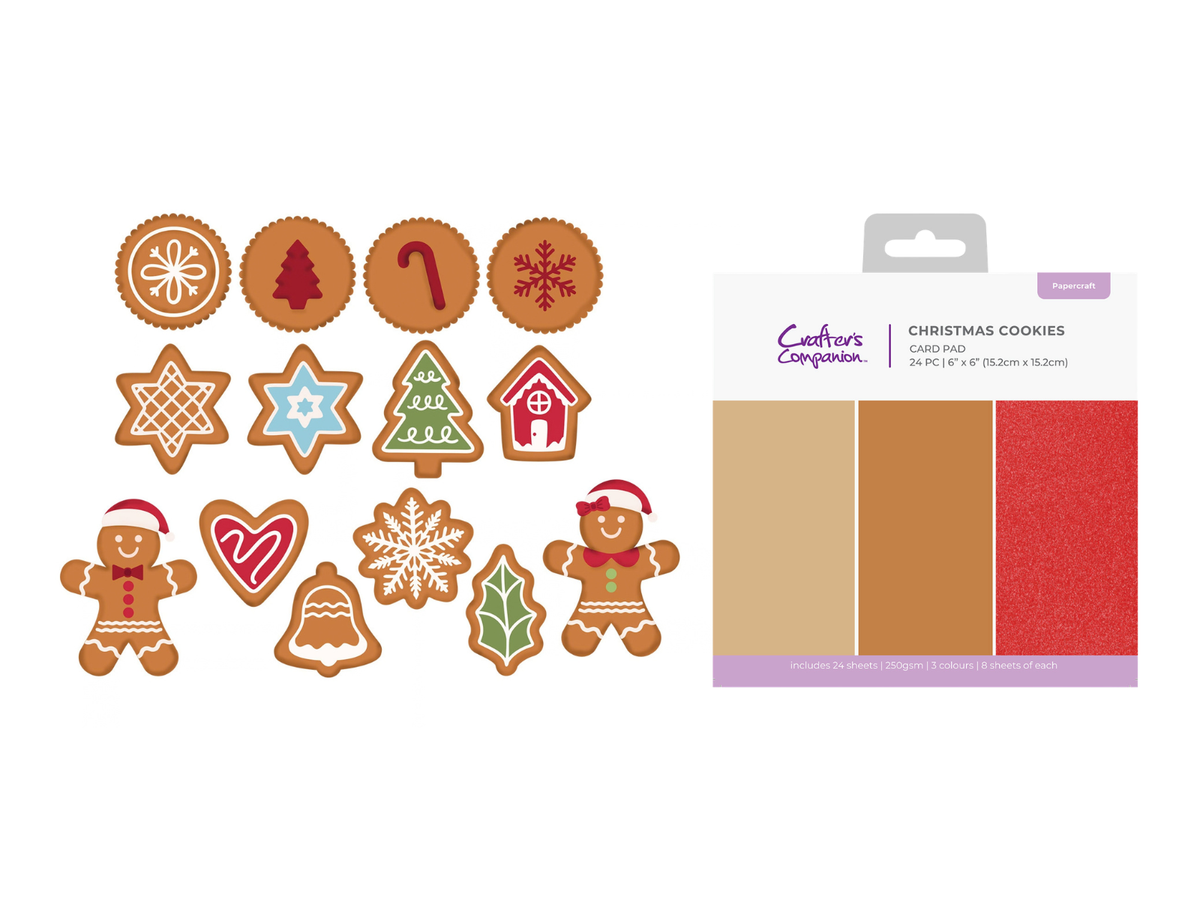 Christmas Cookies Dies, Stamp & Pad 2pc Collection