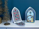 Church Window Metal Dies & Stamps 7pc Collection