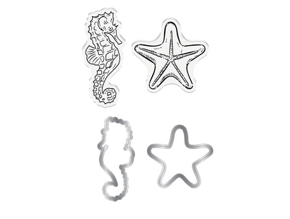 Crafter's Companion Coastal Collection Stamp & Die - Under the Sea