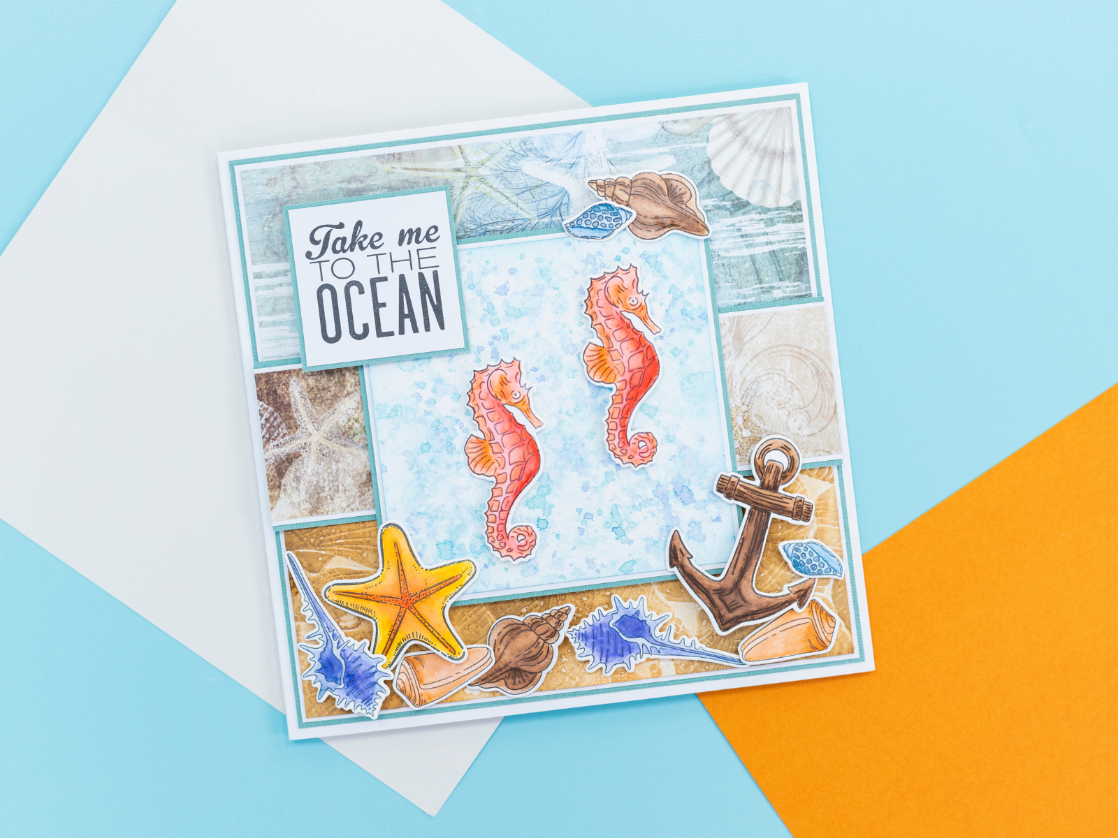 Crafter's Companion Coastal Collection Stamp & Die - Under the Sea