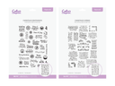 Christmas Sentiment Stamps 2pc Collection