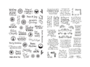 Christmas Sentiment Stamps 2pc Collection