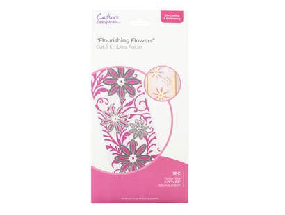 Crafters Companion - Die Cutting & Embossing - Flourishing Flowers