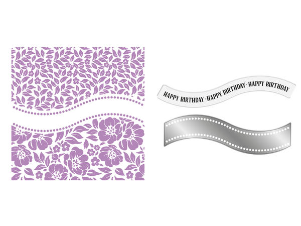 Crafters Companion - Die Cutting & Embossing - Happy Birthday