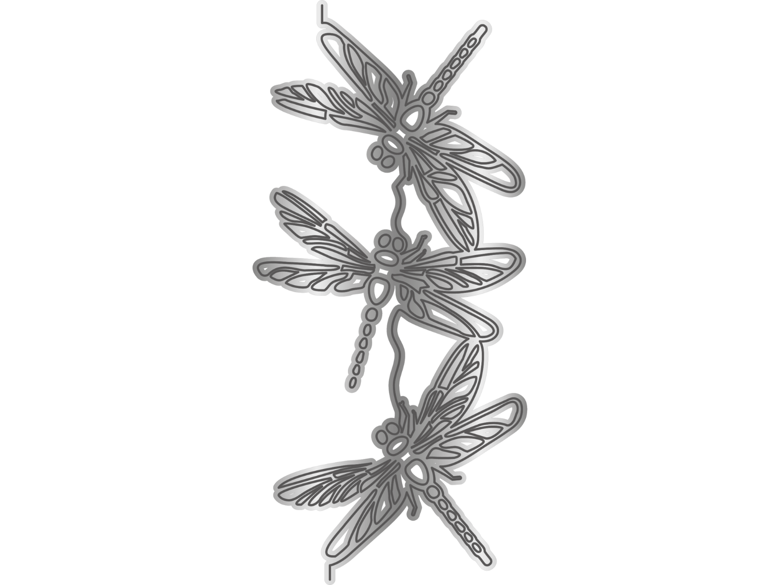 Crafters Companion - Die Cutting & Embossing - Delicate Dragonflies