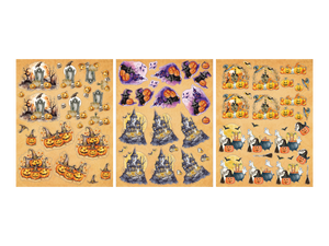 Crafters Companion - 9” x 12” 3D Topper Pad - Spooky Season