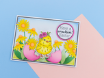 Crafter's Companion Easter Collection Stamp & Die - Cute Easter Friends