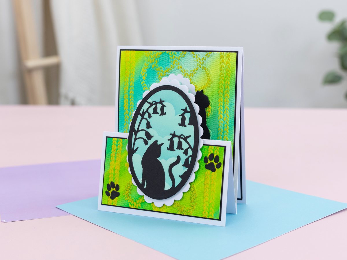 Crafters Companion 5 x 7 3D Embossing Folder - Cable Knit | Crafter's ...