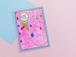 Crafters Companion 5 x 7 3D Embossing Folder - Crystal Chandelier