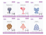 Everyday Shaped Gift Tags Full Collection 6pc