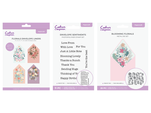 Floral Stamps, Metal Dies and Envelope Liners