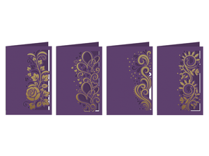 Cut In Edge'ables & Foil Rub Ons Complete 8pc Collection