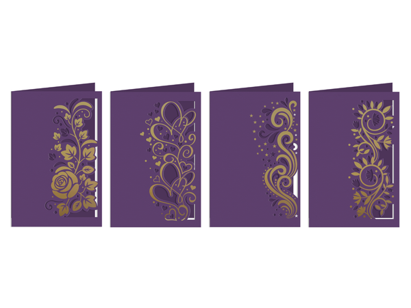 Cut In Edge'ables & Foil Rub Ons Complete 8pc Collection