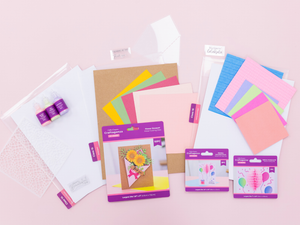 Craftaganza at Home: Pearl Drops & Stencilling, 3D Bouquet Card & Honeycomb Card (Classes 14, 15 & 16)