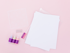 Craftaganza at Home: Pearl Drops & Stencilling, 3D Bouquet Card & Honeycomb Card (Classes 14, 15 & 16)